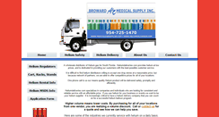 Desktop Screenshot of heliumdeliveries.com